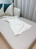 Sexy Sheath Off The Shoulder White Satin Short Homecoming Dresses 18th Birthday Outfit HZ1024