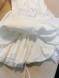 Modest A Line Straps Short Lace White Homecoming Dresses Party Dress HZ1024