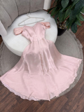 Sexy A Line Off The Shoulder Strapless Pink Long Prom Dresses Evening Dress With Ruffles HZ1024