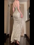 Gorgeous Mermaid Sweetheart Sequin Evening Dress Prom Dresses Birthday Outfits HZ1024
