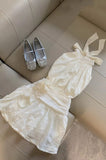Pretty A Line Halter Satin Applique Short Homecoming Dress 16th Birthday Outfits HZ1024