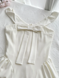 Cute 17th A Line U Neck Satin Short Homecoming Dress Birthday Outfits HZ1024