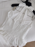 Cute A Line Halter Satin Short Homecoming Dress 22th Birthday Outfits HZ1024