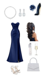 Navy Blue Mermaid Sweetheart Pleated Satin Slit Long Prom Dresses Formal Dress HZ1024