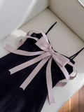 Unique A line Straps Satin Black Homecoming Dress 18th Birthday Outfits HZ1024