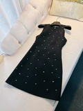 Modest A Line Scoop Black Homecoming Dress 21st Birthday Outfit HZ1024
