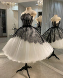 Vintage Ball Gown Prom Dresses Short Homecoming Dress Tulle Party Dress HZ1024