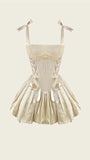 Vintage A-line Straps Short Lace Homecoming Dresses Birthday Dress HZ1024